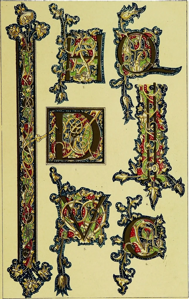 An illustration from The art of illuminating as practised in Europe from the earliest times, 1860, leaf 268