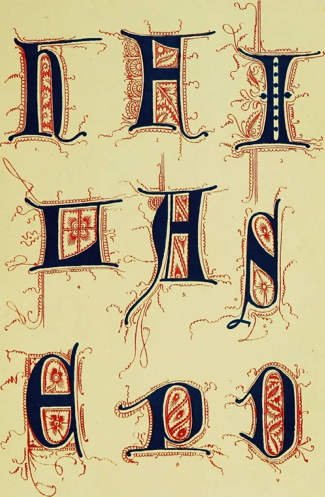 An illustration from The art of illuminating as practised in Europe from the earliest times, 1860, leaf 286