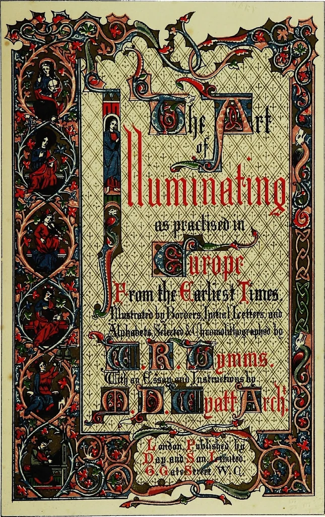 An illustration from The art of illuminating as practised in Europe from the earliest times, 1860, leaf 4
