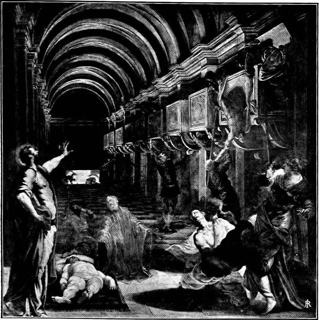 An illustration from Studies in pictures; an introduction to the famous galleries, 1907, leaf 102