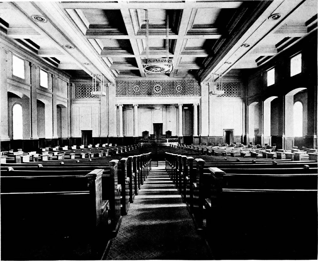 An illustration from The planning of Christian Science church edifices, 1916, leaf 25