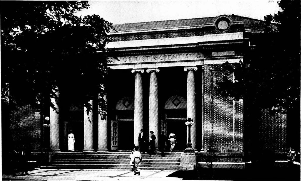 An illustration from The planning of Christian Science church edifices, 1916, leaf 28