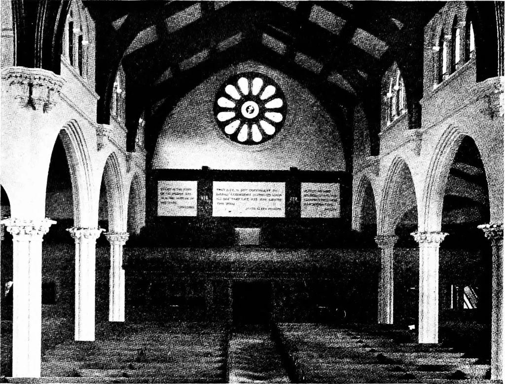 An illustration from The planning of Christian Science church edifices, 1916, leaf 32
