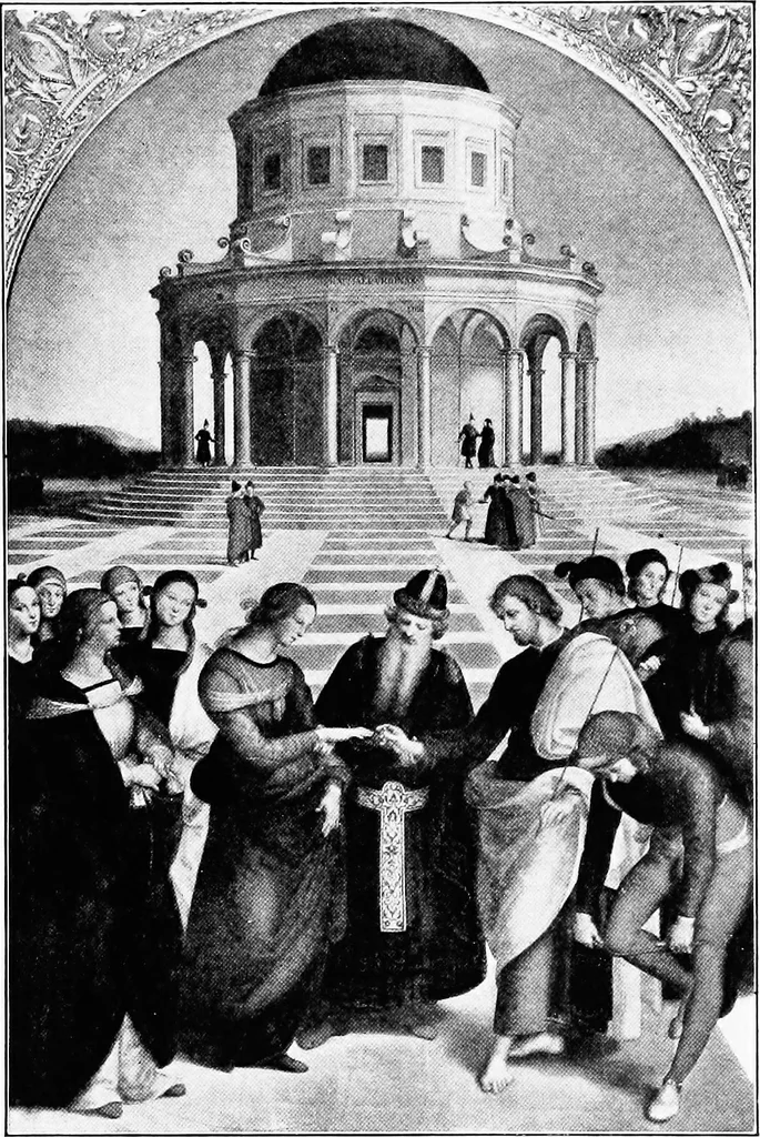 An illustration from Pictures and their painters; the history of painting, 1907, leaf 132