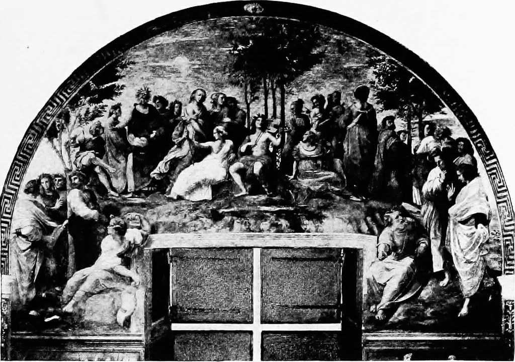An illustration from Pictures and their painters; the history of painting, 1907, leaf 136