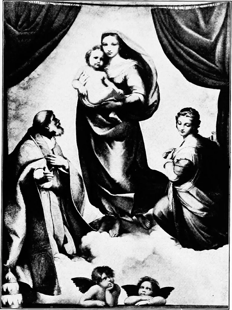 An illustration from Pictures and their painters; the history of painting, 1907, leaf 140