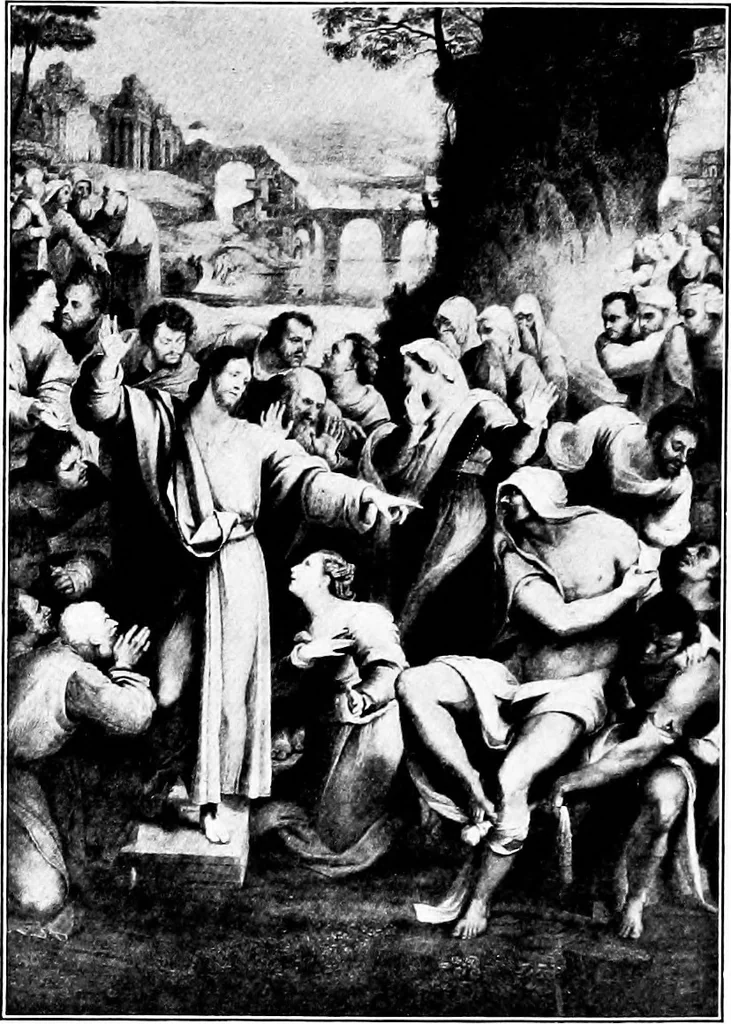An illustration from Pictures and their painters; the history of painting, 1907, leaf 145