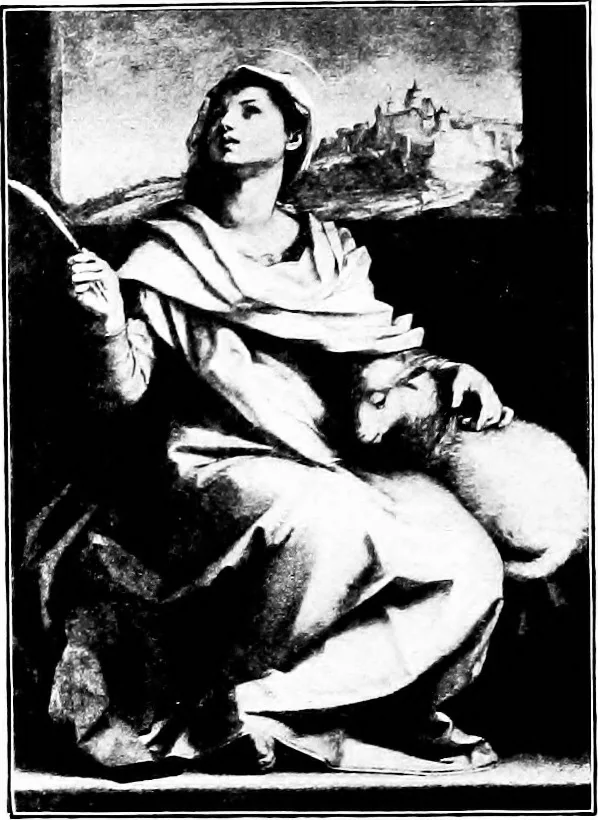 An illustration from Pictures and their painters; the history of painting, 1907, leaf 155