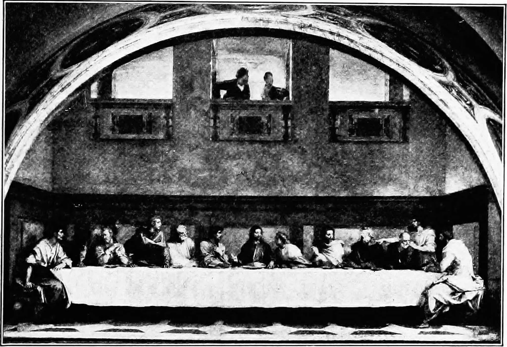 An illustration from Pictures and their painters; the history of painting, 1907, leaf 156