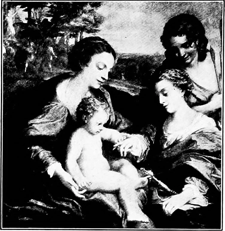 An illustration from Pictures and their painters; the history of painting, 1907, leaf 161