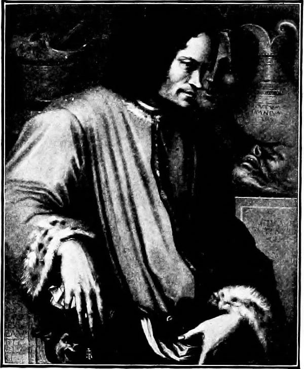 An illustration from Pictures and their painters; the history of painting, 1907, leaf 167