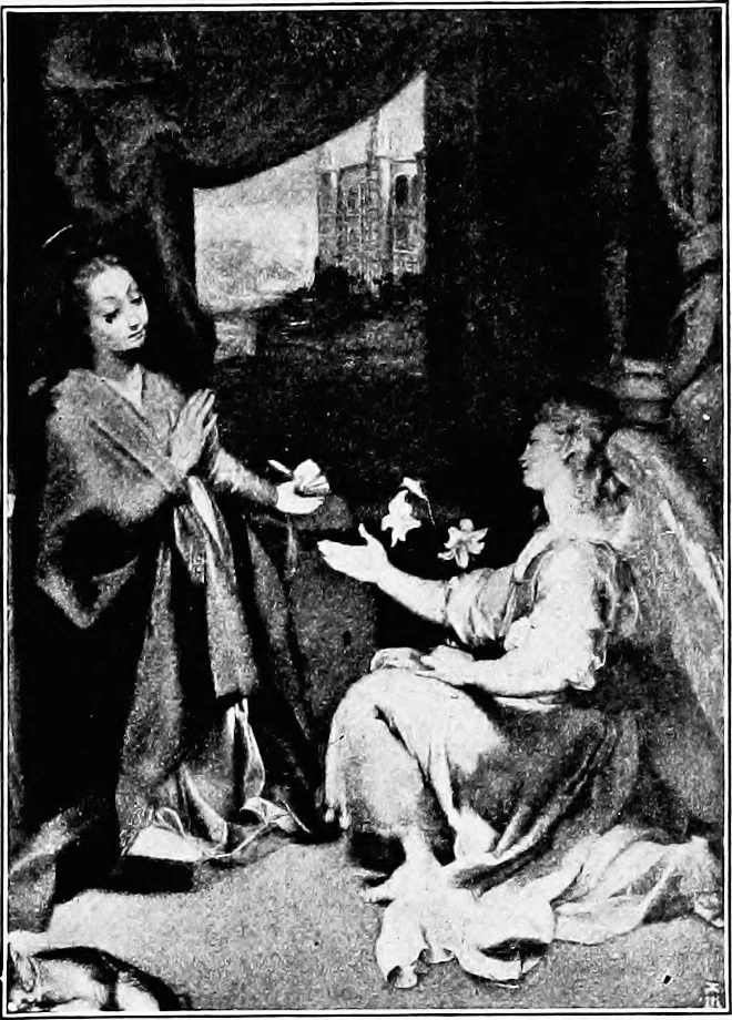 An illustration from Pictures and their painters; the history of painting, 1907, leaf 168
