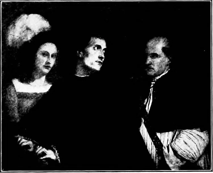 An illustration from Pictures and their painters; the history of painting, 1907, leaf 175