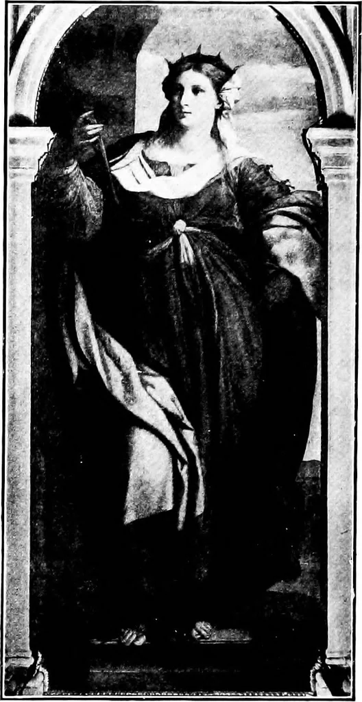 An illustration from Pictures and their painters; the history of painting, 1907, leaf 187