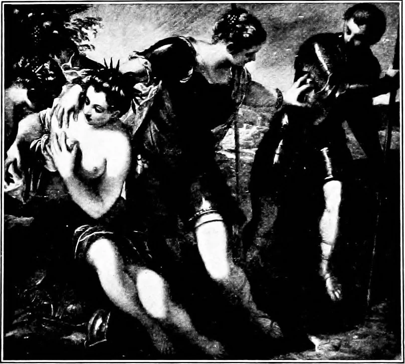 An illustration from Pictures and their painters; the history of painting, 1907, leaf 193