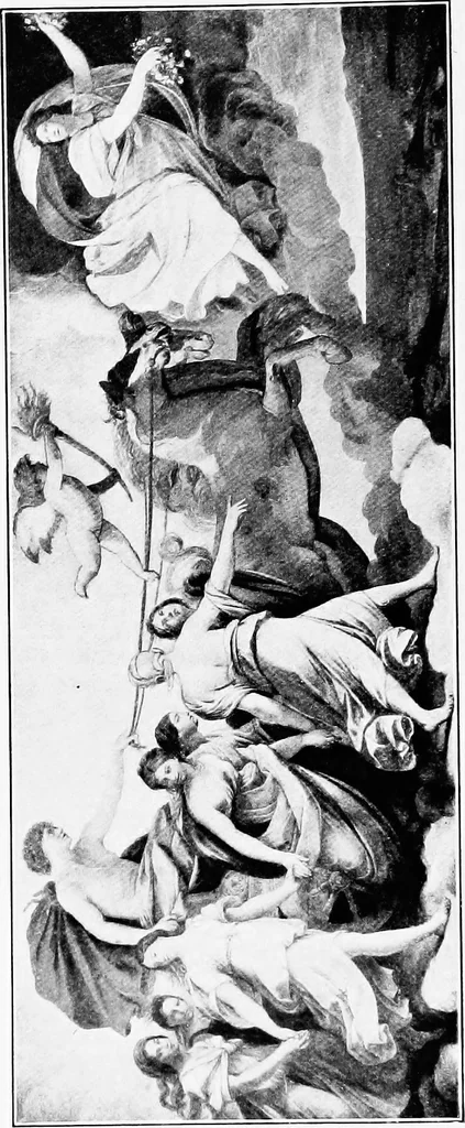 An illustration from Pictures and their painters; the history of painting, 1907, leaf 205