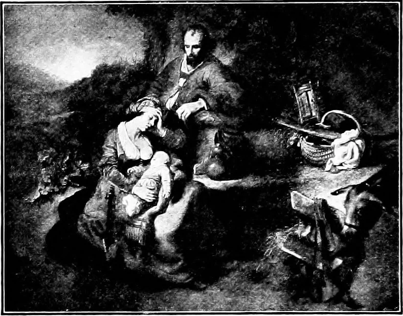 An illustration from Pictures and their painters; the history of painting, 1907, leaf 237