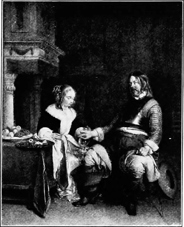 An illustration from Pictures and their painters; the history of painting, 1907, leaf 242