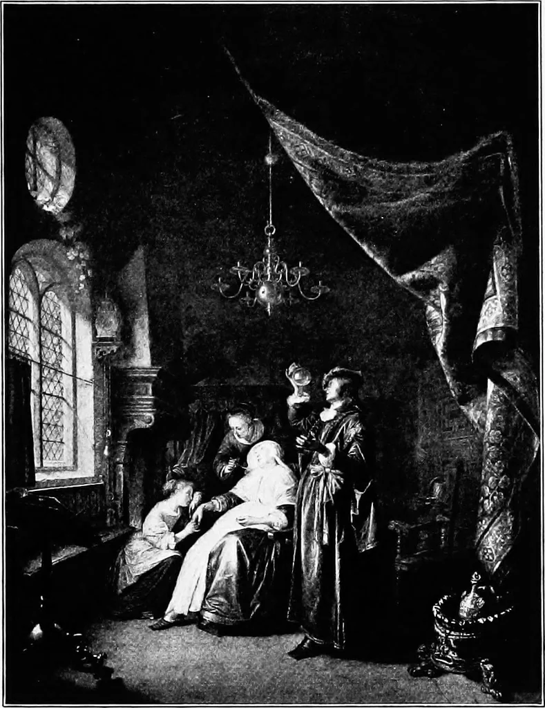 An illustration from Pictures and their painters; the history of painting, 1907, leaf 244