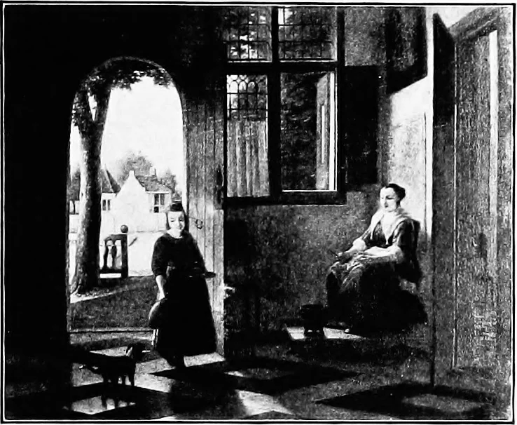 An illustration from Pictures and their painters; the history of painting, 1907, leaf 250