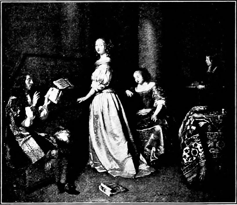 An illustration from Pictures and their painters; the history of painting, 1907, leaf 251
