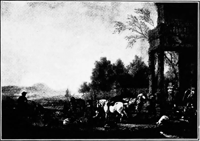 An illustration from Pictures and their painters; the history of painting, 1907, leaf 258