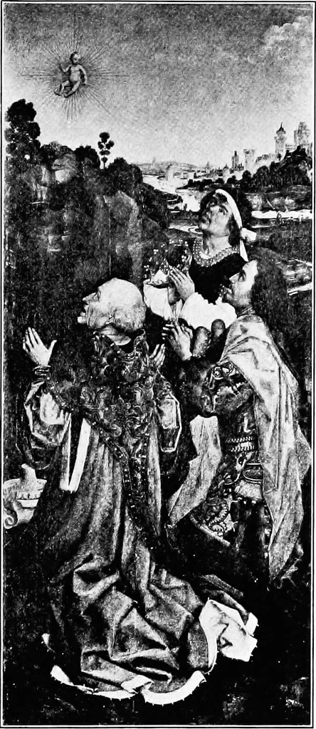 An illustration from Pictures and their painters; the history of painting, 1907, leaf 274