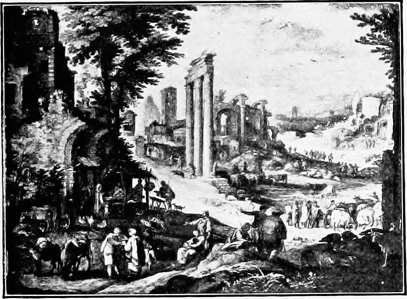An illustration from Pictures and their painters; the history of painting, 1907, leaf 282