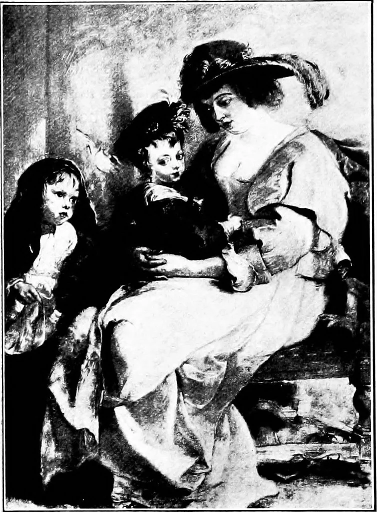 An illustration from Pictures and their painters; the history of painting, 1907, leaf 283