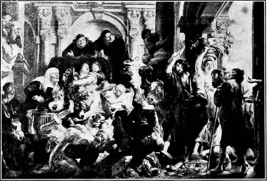 An illustration from Pictures and their painters; the history of painting, 1907, leaf 289