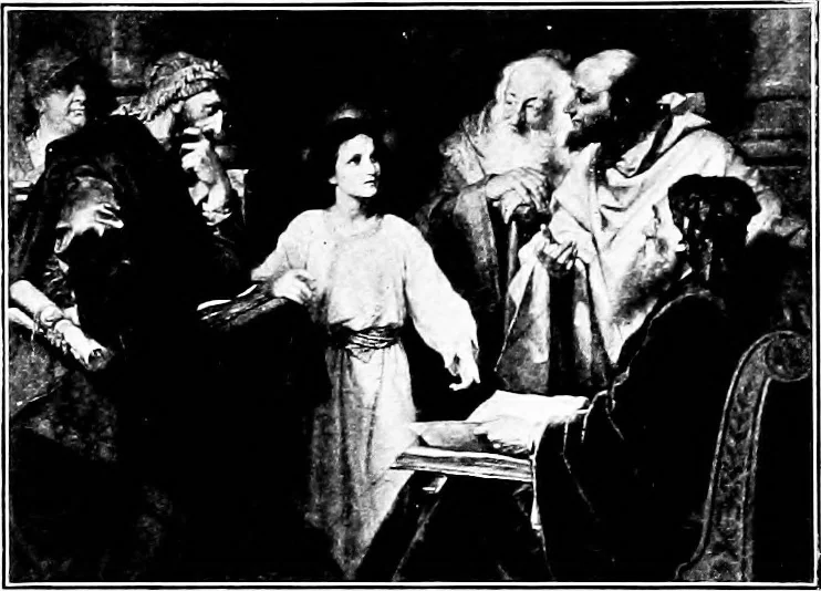 An illustration from Pictures and their painters; the history of painting, 1907, leaf 336