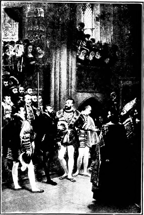 An illustration from Pictures and their painters; the history of painting, 1907, leaf 364