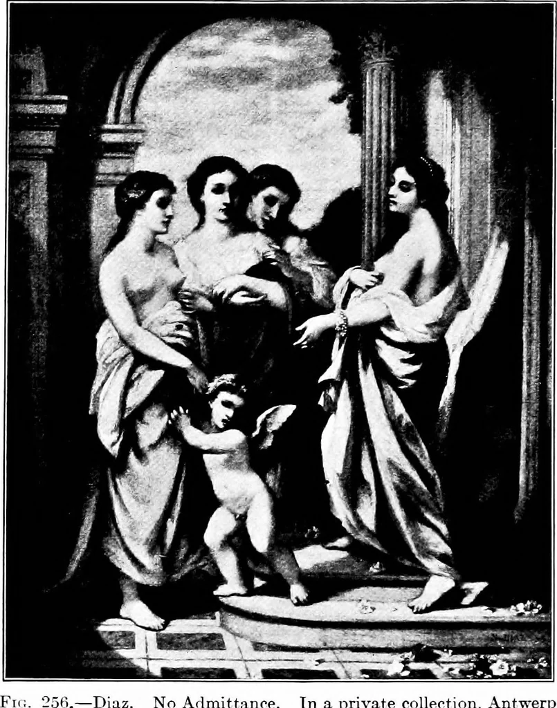 An illustration from Pictures and their painters; the history of painting, 1907, leaf 379