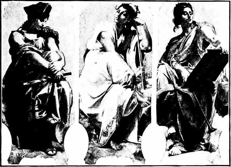 An illustration from Pictures and their painters; the history of painting, 1907, leaf 386