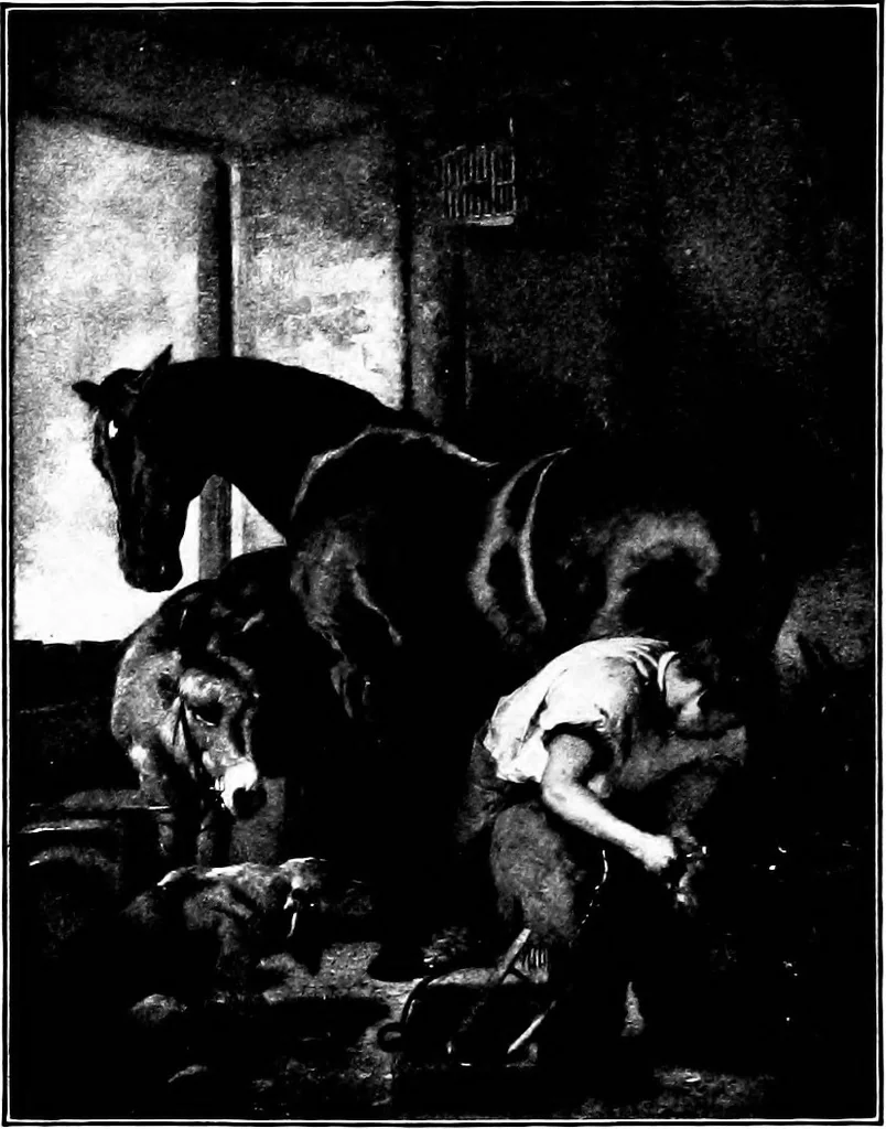 An illustration from Pictures and their painters; the history of painting, 1907, leaf 425