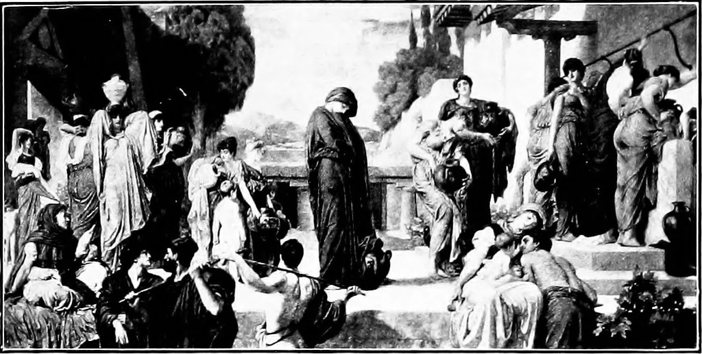 An illustration from Pictures and their painters; the history of painting, 1907, leaf 432