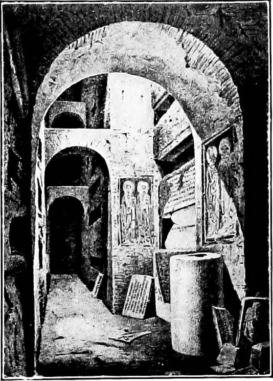 An illustration from Pictures and their painters; the history of painting, 1907, leaf 45