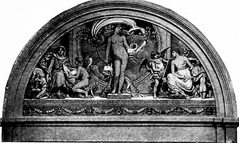An illustration from Pictures and their painters; the history of painting, 1907, leaf 454