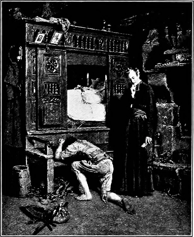 An illustration from Pictures and their painters; the history of painting, 1907, leaf 455