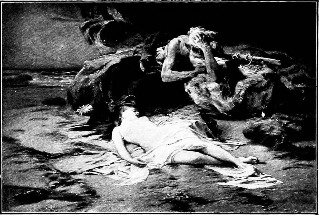 An illustration from Pictures and their painters; the history of painting, 1907, leaf 463