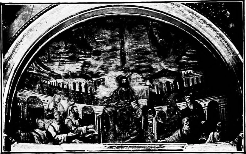 An illustration from Pictures and their painters; the history of painting, 1907, leaf 47