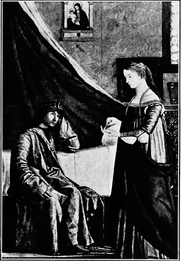 An illustration from Pictures and their painters; the history of painting, 1907, leaf 86