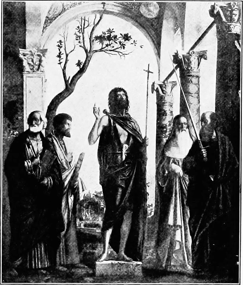 An illustration from Pictures and their painters; the history of painting, 1907, leaf 88