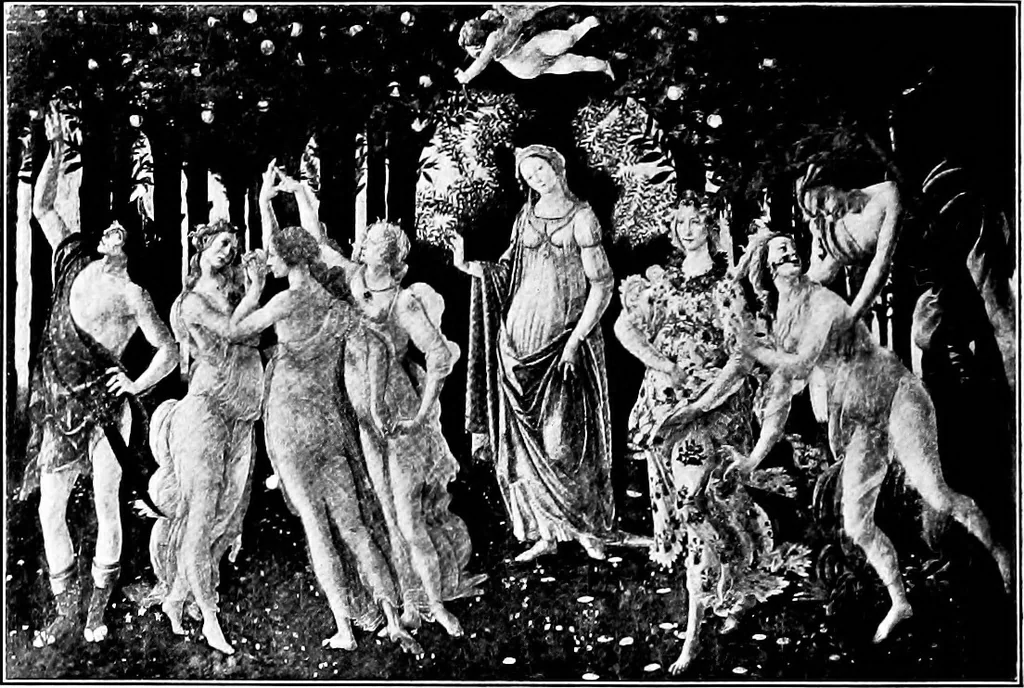 An illustration from Pictures and their painters; the history of painting, 1907, leaf 93