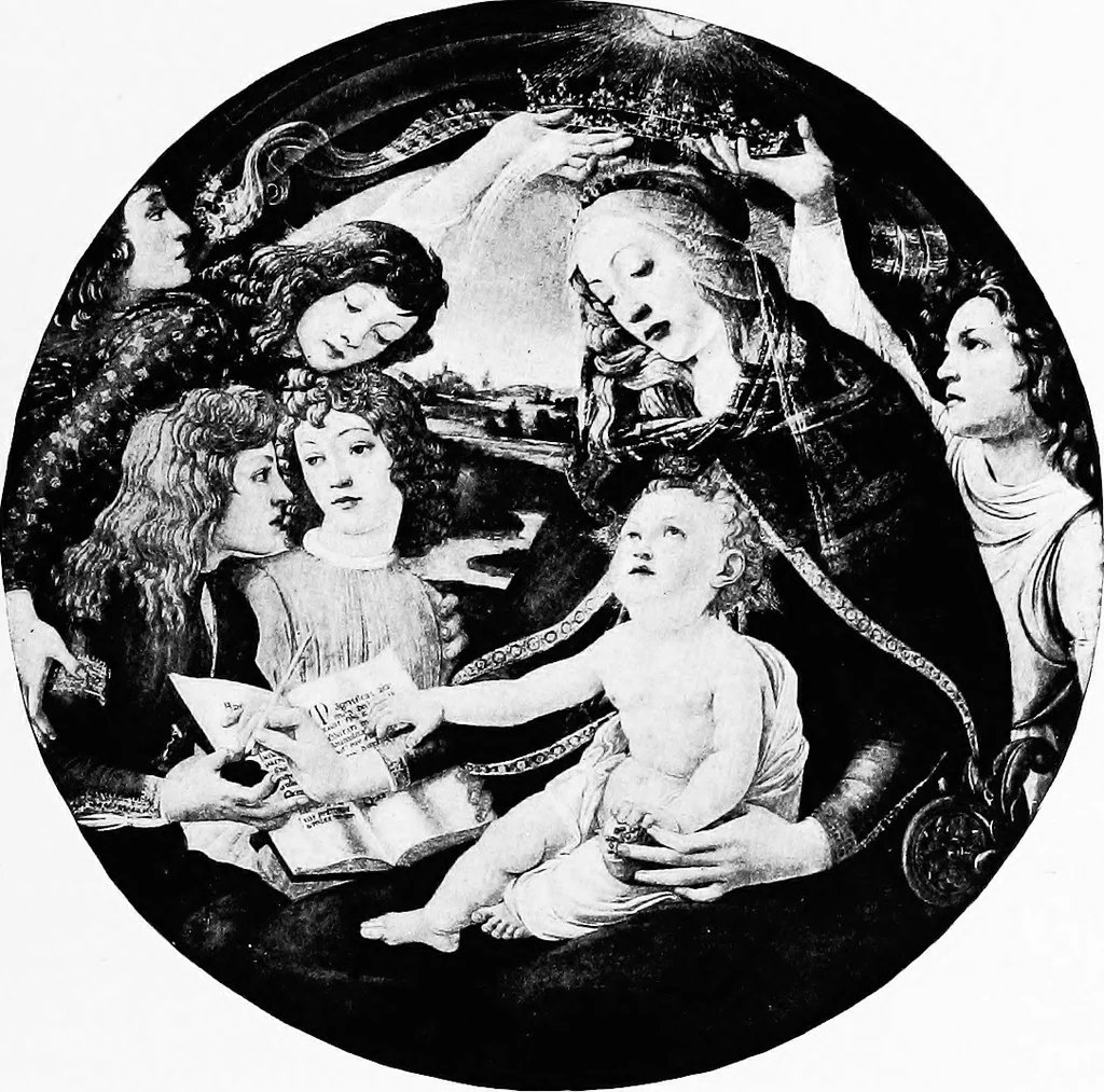 An illustration from Pictures and their painters; the history of painting, 1907, leaf 94