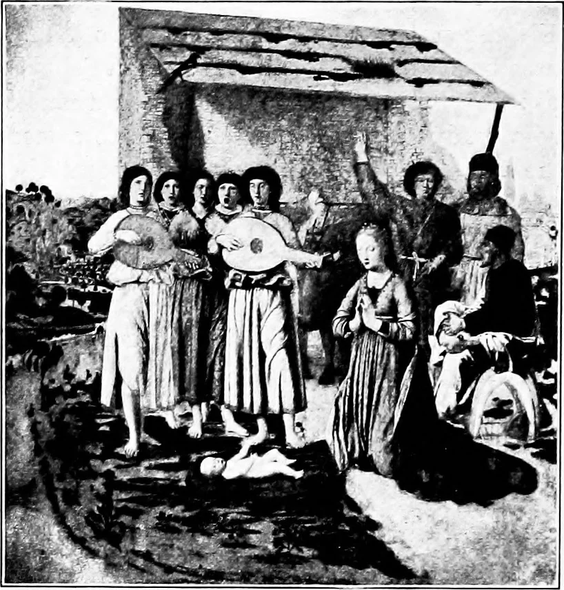 An illustration from Pictures and their painters; the history of painting, 1907, leaf 99