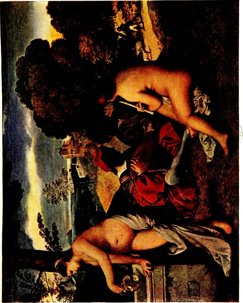 An illustration from Six centuries of painting, 1914, leaf 150