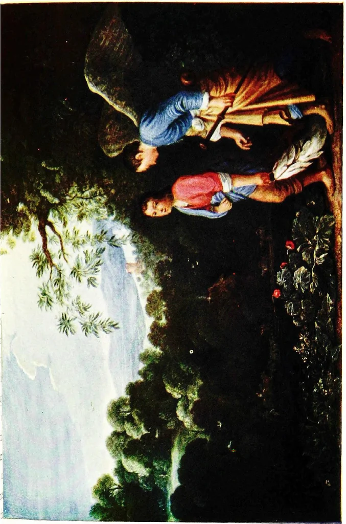 An illustration from Stories of the German artists, 1911, leaf 284