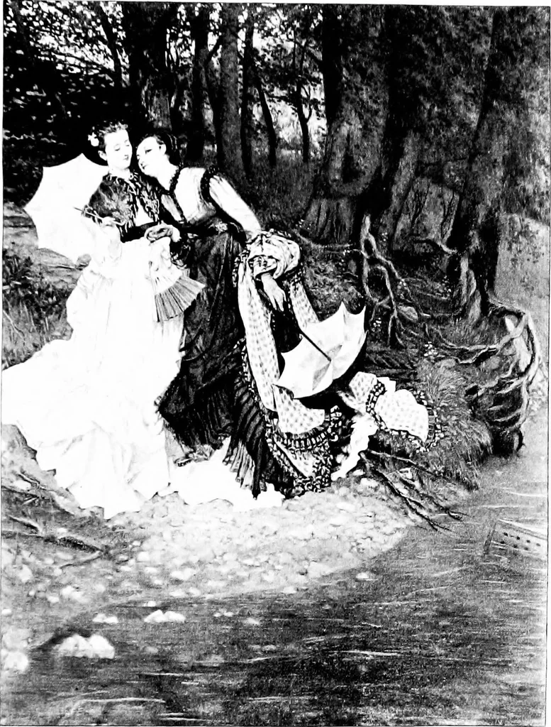 An illustration from Painting in France, after the decline of classicism. An essay, 1901, leaf 144