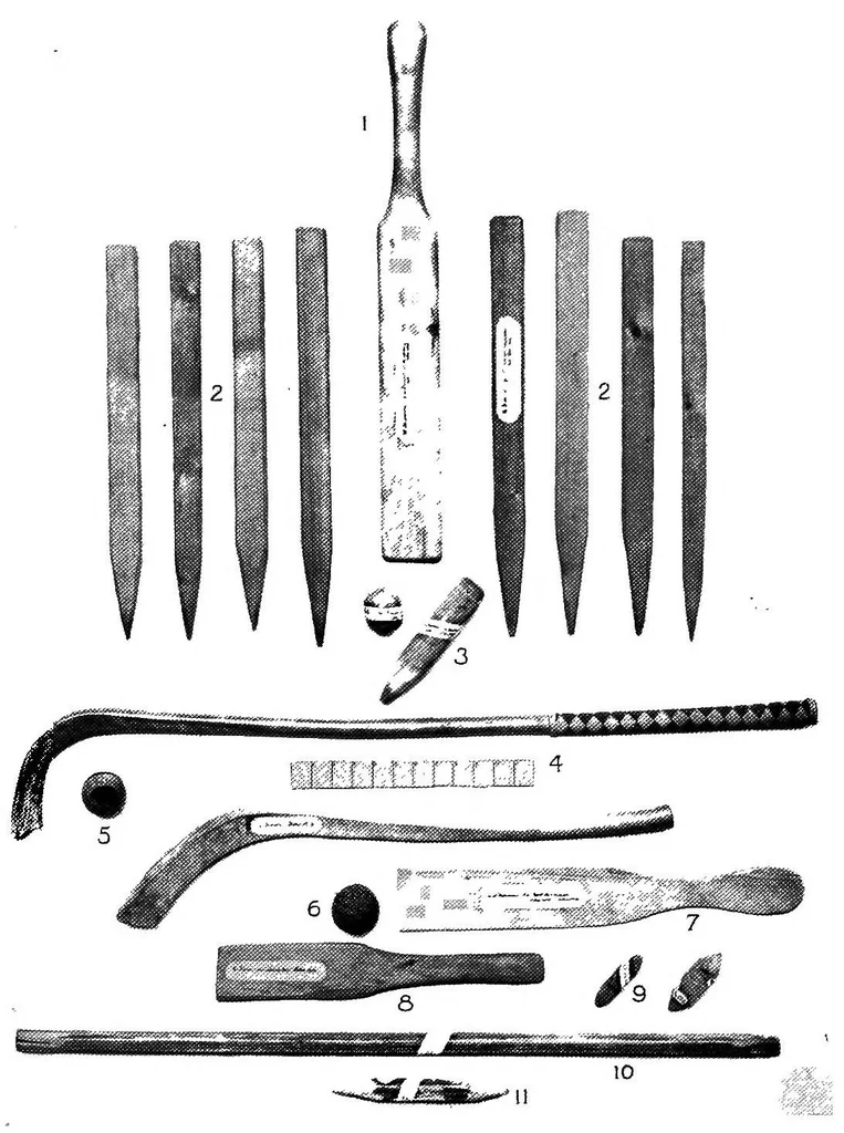 An illustration from The games & diversions of Argyleshire, 1901, leaf 12